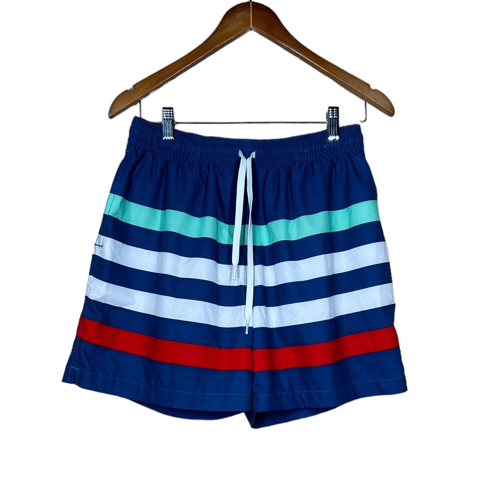 Chubbie Striped Swim Trunks